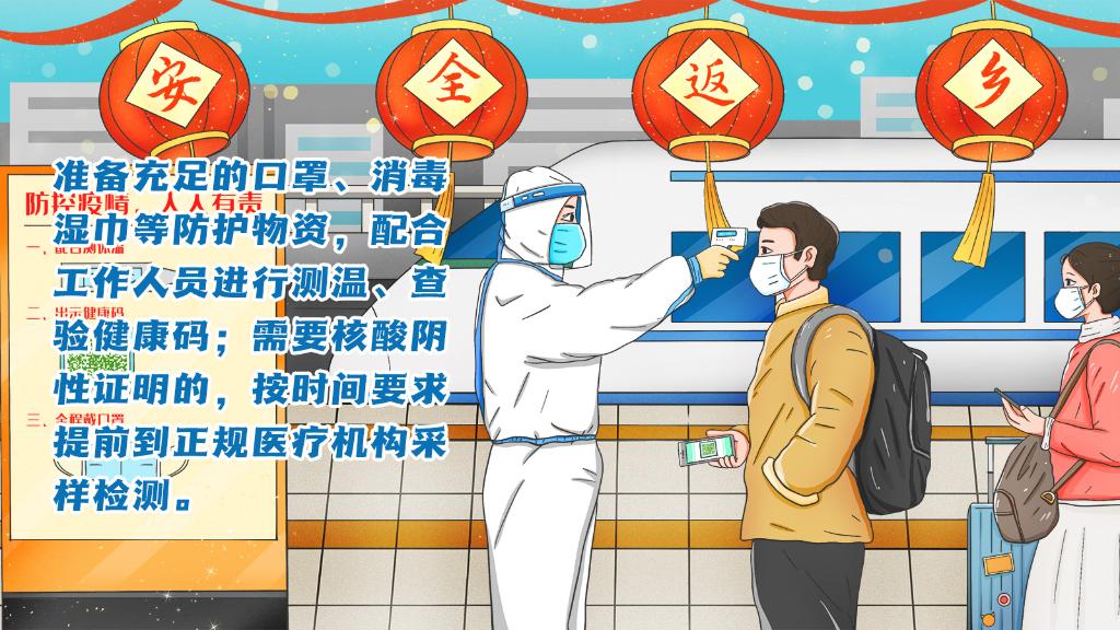 春運進行時，人在旅途如何做好防護？