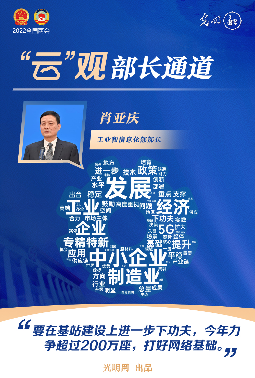 【“云”觀(guān)部長(zhǎng)通道】一組詞云海報(bào)，帶你聆聽(tīng)三位部長(zhǎng)今年工作規(guī)劃