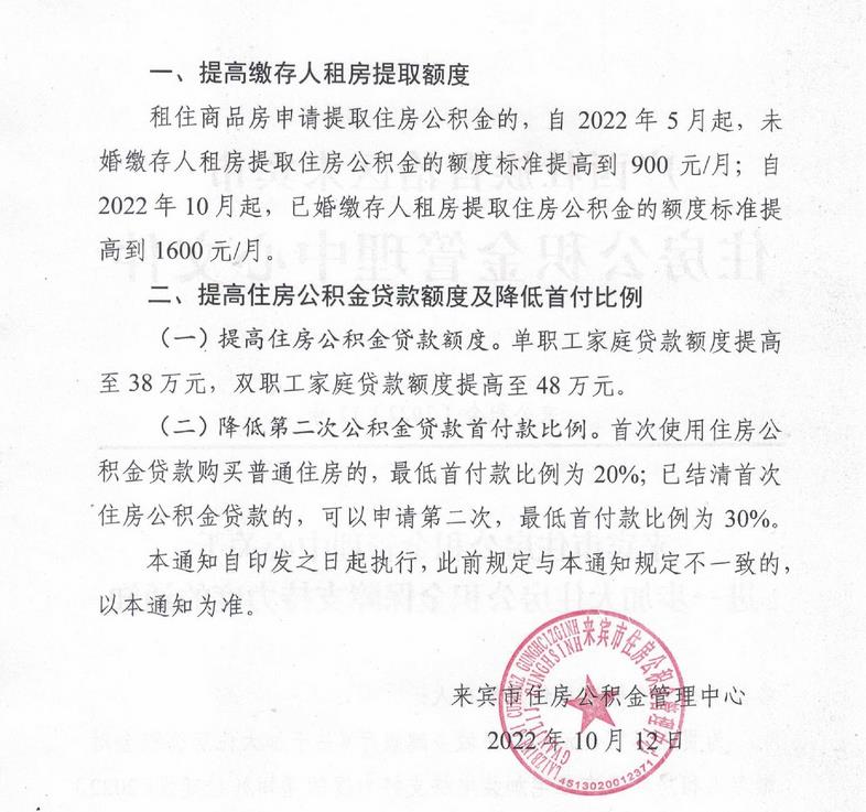廣西來賓市住房公積金管理中心網(wǎng)站信息截圖。