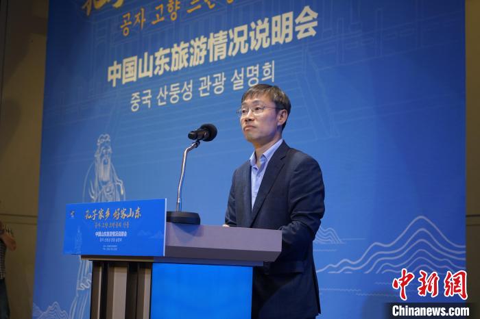 首爾市政府觀光體育局局長金英渙致辭?！⑿?攝