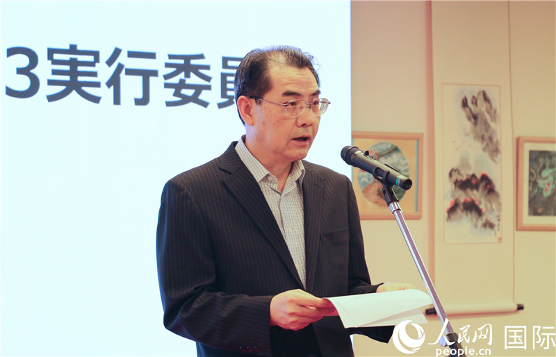 中國駐日本大使吳江浩致辭。人民網(wǎng) 許可攝