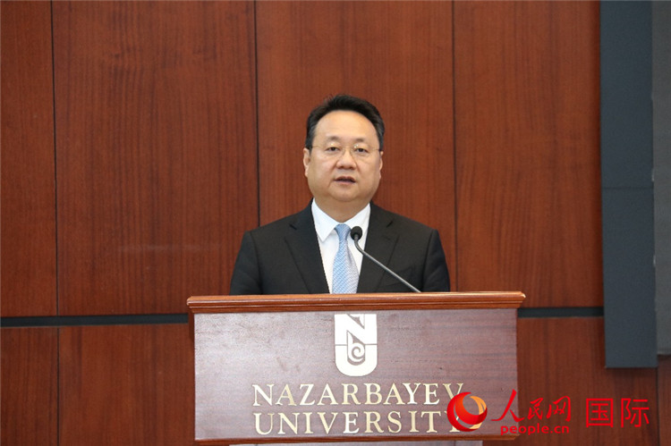 中共中央宣傳部副部長王綱致辭。人民網(wǎng)記者 李強攝