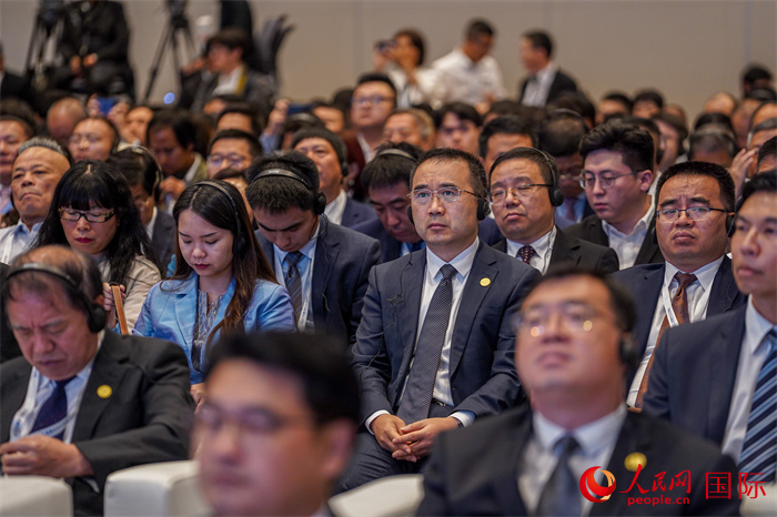 2023中國（浙江）—泰國合作交流會現(xiàn)場。普拉維攝