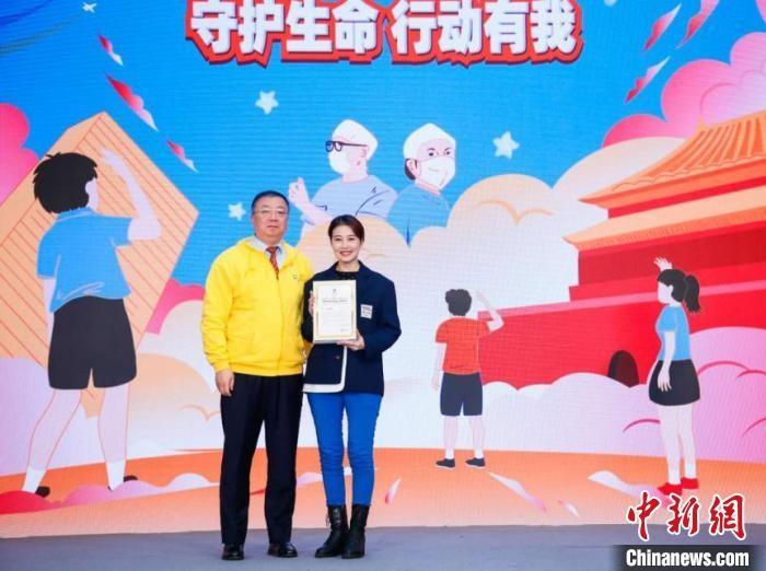 演員周海媚受邀參與公益活動?！」鶆P敏 攝