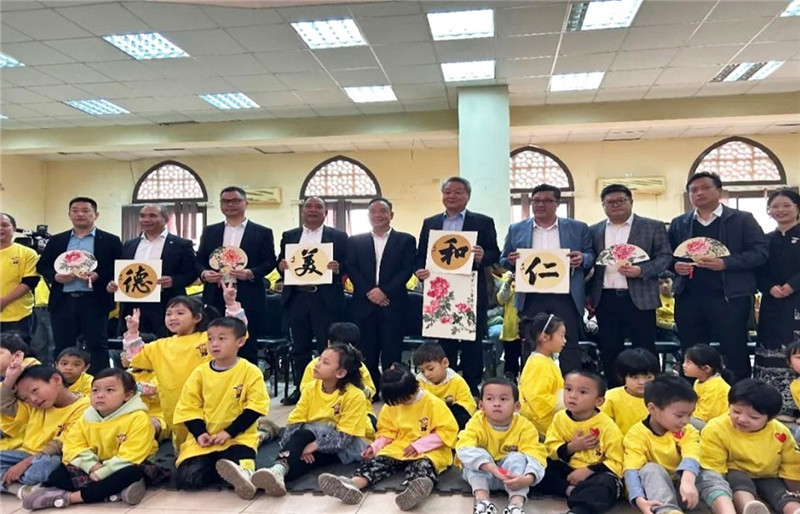 圖為2023“中華文化大樂園—埃及開羅營”閉幕式活動現(xiàn)場。主辦方供圖