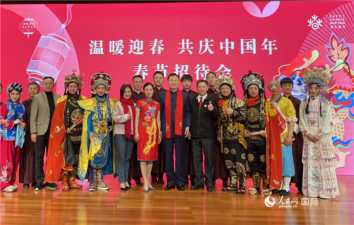當(dāng)?shù)貢r(shí)間2月5日晚，中國駐美國大使館舉辦僑學(xué)界專場(chǎng)春節(jié)招待會(huì)。 人民網(wǎng)記者 李志偉攝