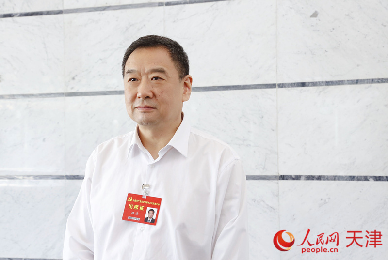 天津市第十二次黨代會(huì)代表、天津市政府副秘書長(zhǎng)、市衛(wèi)生健康委黨委副書記、主任顧清 人民網(wǎng) 孫翼飛攝