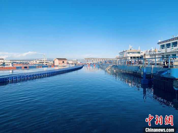 圖為青海湖一角。(資料圖) 張傲 攝