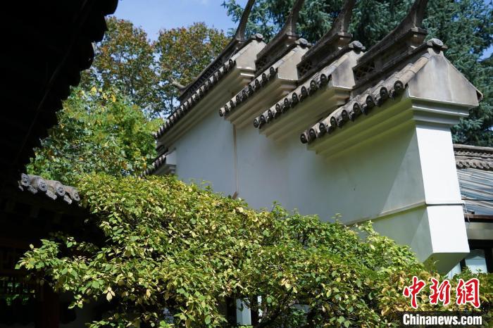 圖為西寧園林植物園內(nèi)的蘇式風(fēng)格建筑。　馬銘言 攝