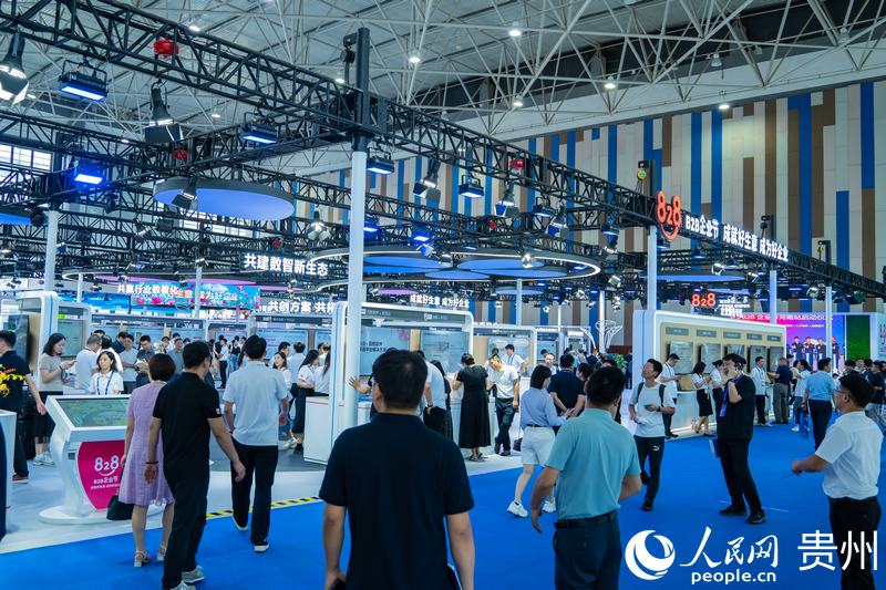 2、2024數(shù)博會共吸引400余家展商參展。人民網(wǎng) 陽茜攝.jpg