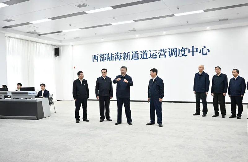 時政微觀察丨再次考察西部陸海新通道，總書記提出新要求