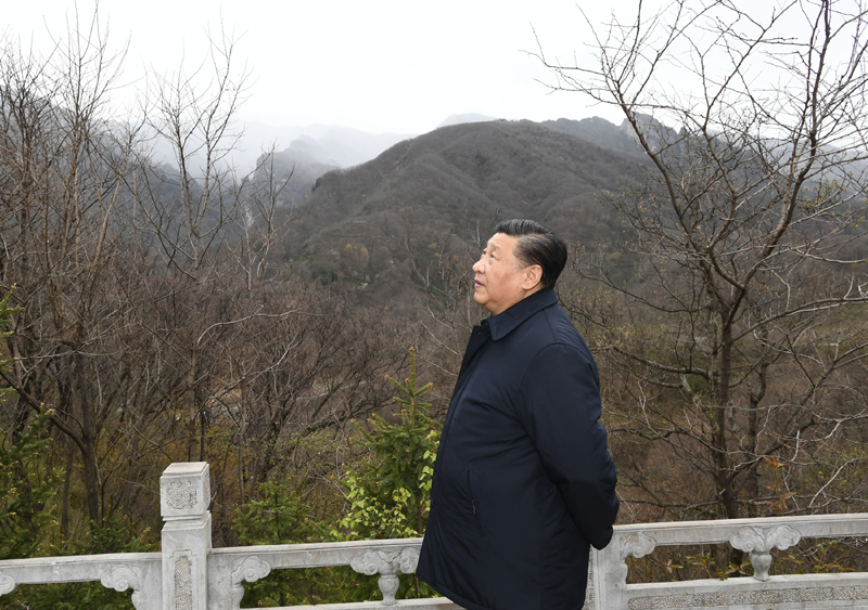 2020年4月20日，習(xí)近平總書(shū)記在位于陜西柞水的秦嶺牛背梁國(guó)家級(jí)自然保護(hù)區(qū)考察秦嶺生態(tài)保護(hù)情況。