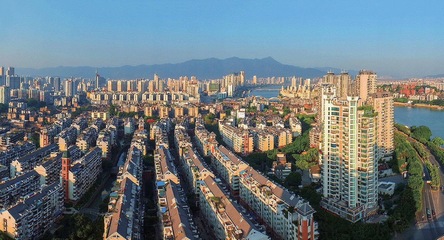 2018年，福州市臺江區(qū)蒼霞新城，高樓拔地而起，舊貌換新顏。