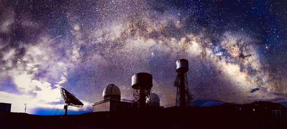 阿里暗夜星空。貢覺群培攝