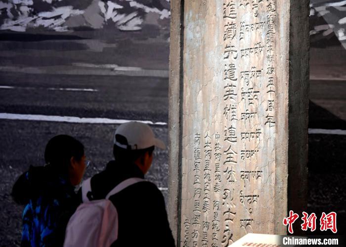 圖為5月18日，觀眾正在欣賞展覽。　李林 攝