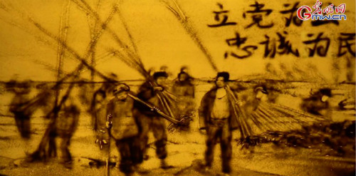 【沙畫】風(fēng)好正揚(yáng)帆，起航新時(shí)代